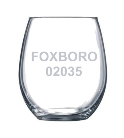 STEMLESS WINE GLASS -FOXBORO