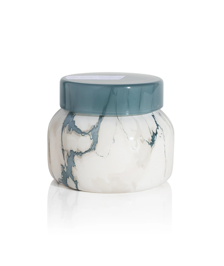 Volcano Modern Marble Petite Jar Candle