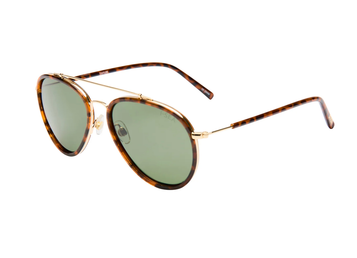 Tatum TORT / GREEN POLARIZED LENS Sunglasses