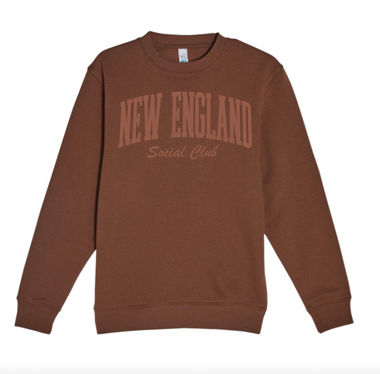 New England Social Club- Chestnut Puff Print