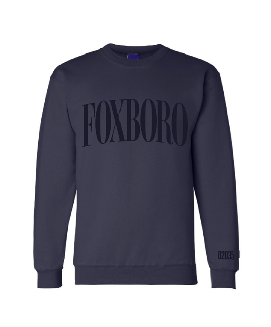 Foxboro Tonal Navy Puff Print