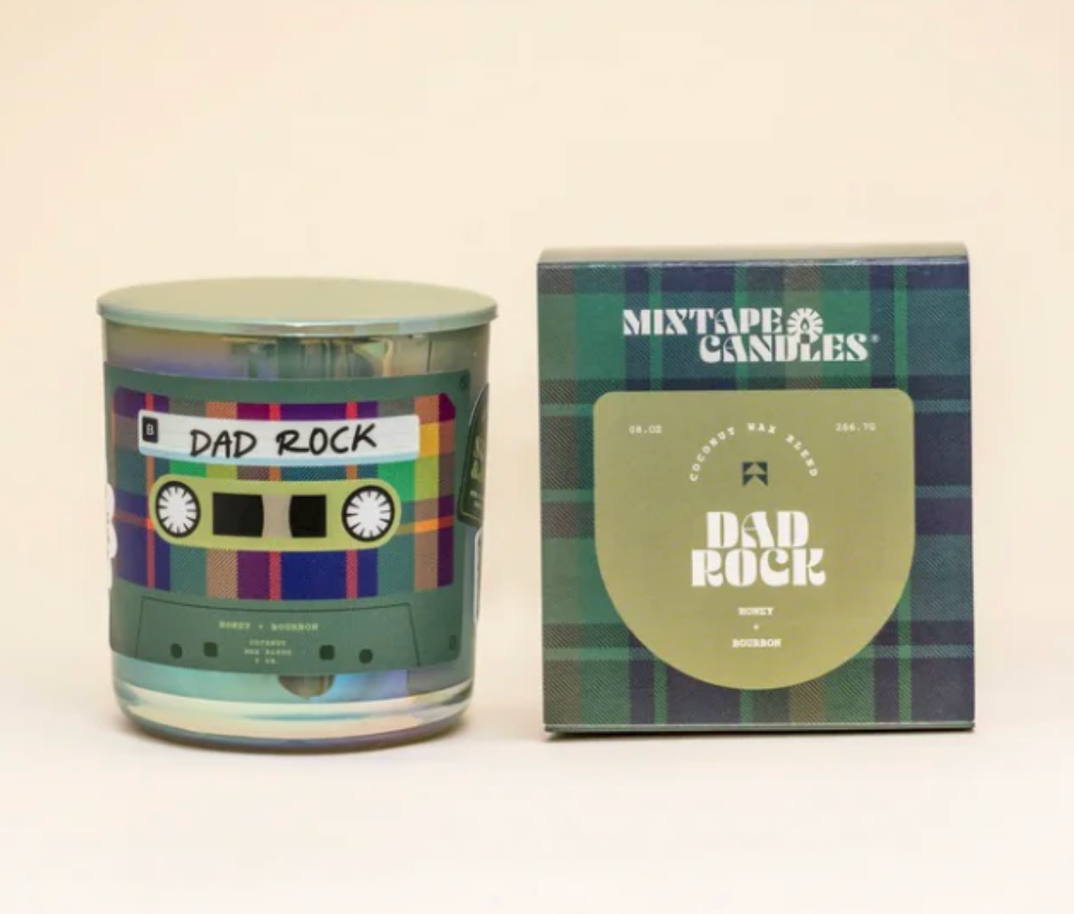 Dad Rock Candle - Mixtape Candles