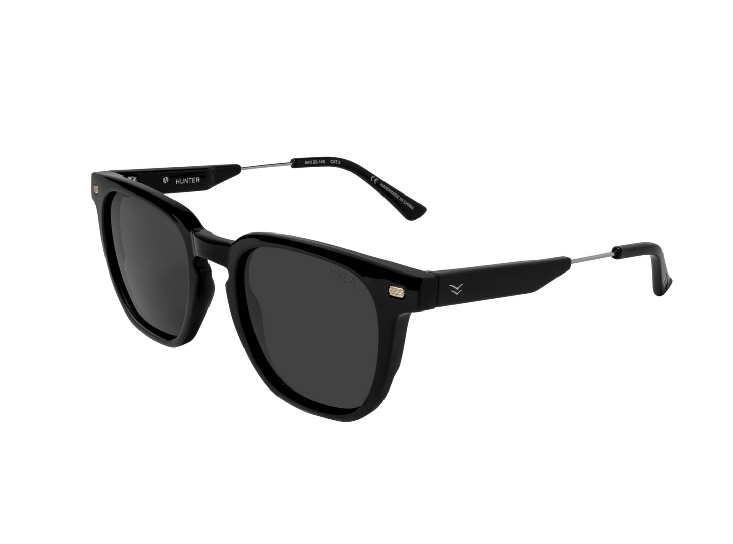 HUNTER Black/Smoke Polarized\