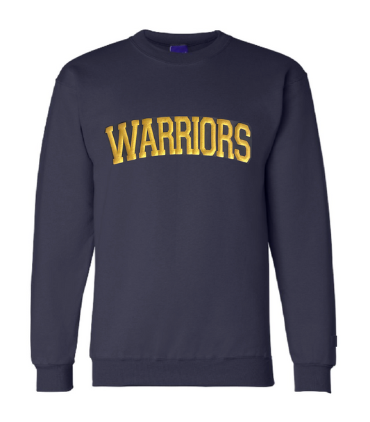 Warriors Gold Puff Print