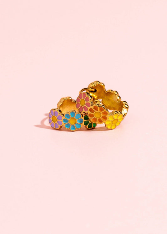 Rainbow Daisy Huggies
