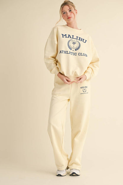 Malibu Athletic Club Crewneck Sweatshirt