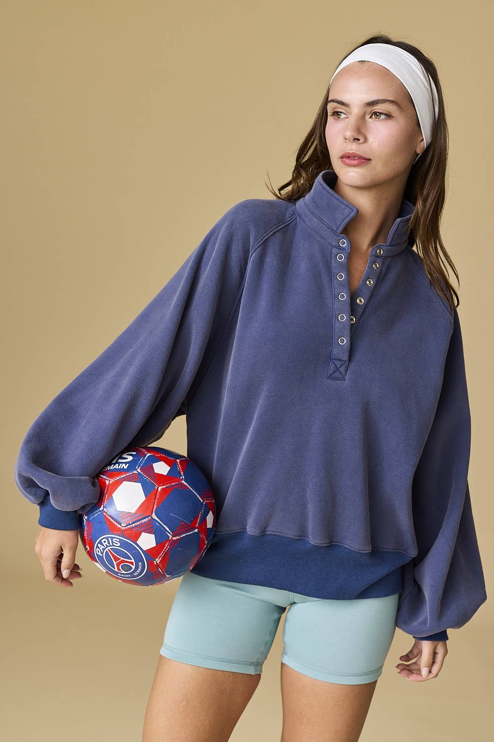 Piper Snap Button Collared Sweater