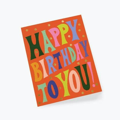 Groovy Birthday Card