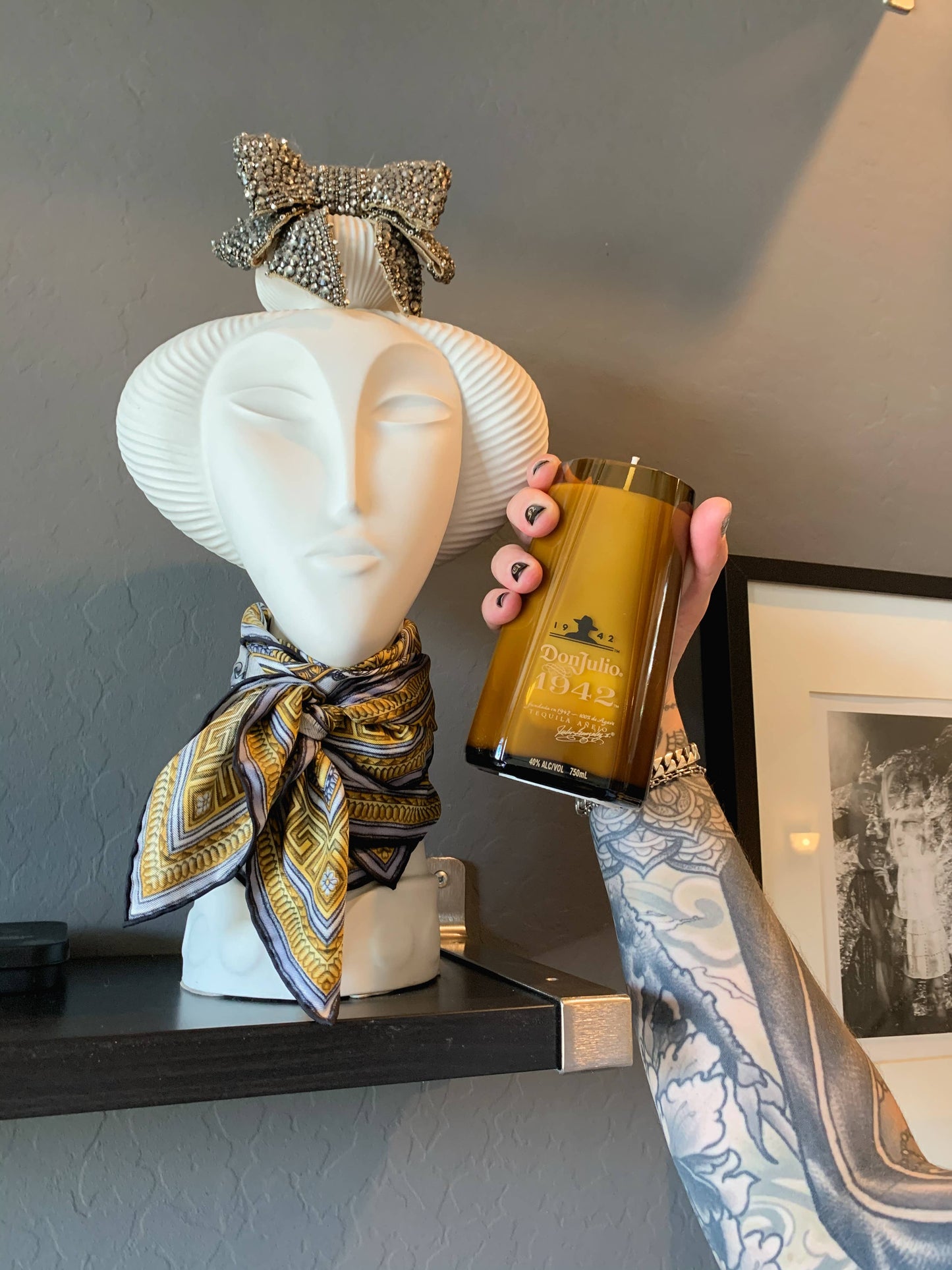 Recycled 1942 Candle