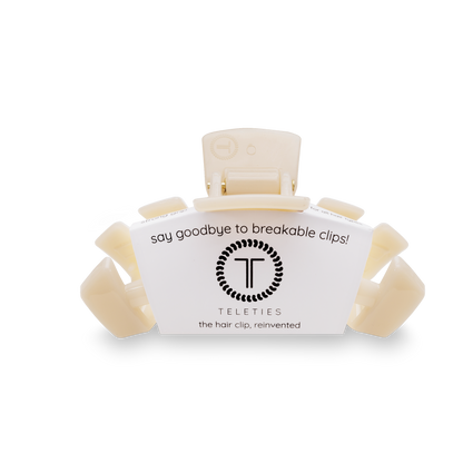 Classic Hair Clip | Medium | Almond Beige