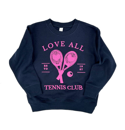 Youth Love All Navy Crewneck