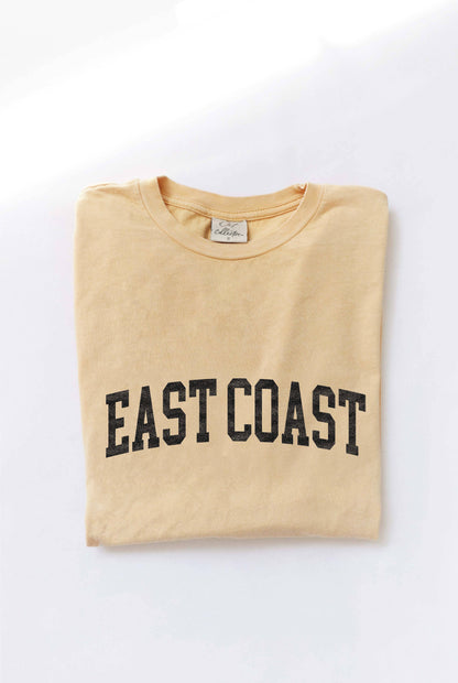 EAST COAST Mineral Washed Graphic Top