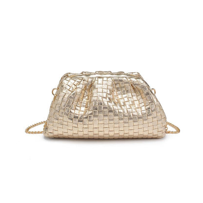 Tate Woven Frame Clutch