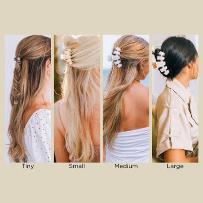Classic Hair Clip | Tiny | Coconut White