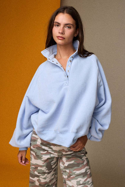 Piper Snap Button Collared Sweater