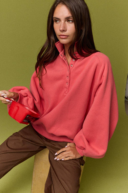 Piper Snap Button Collared Sweater