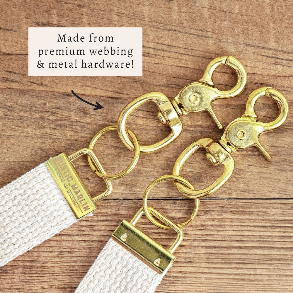 Fish Gingham Keychain | Unisex Keychain | Fishing Gift