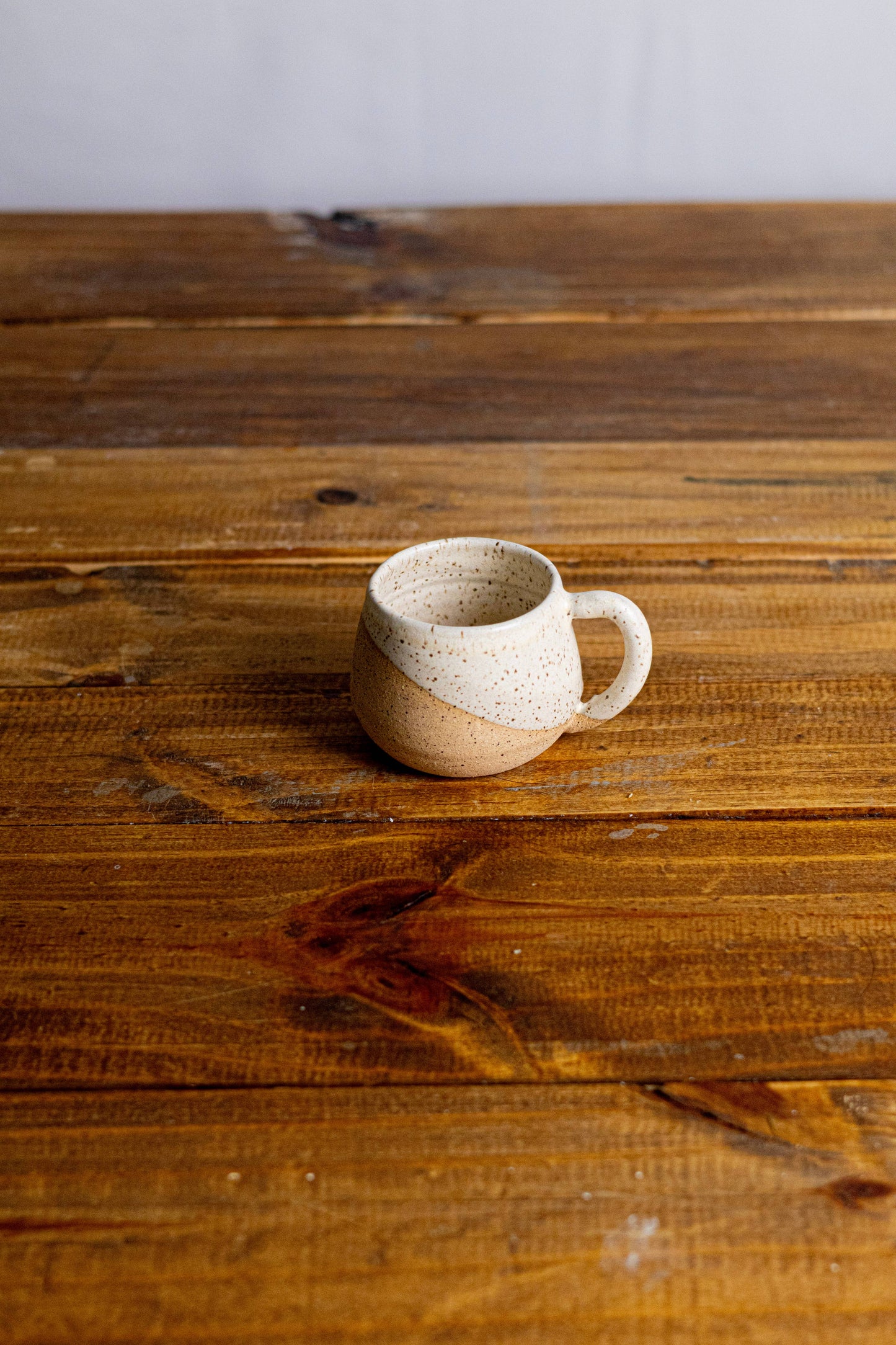 Handmade Espresso Mug/Tea Cup with handle- 4 ounces