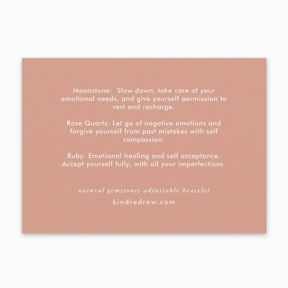 Self Love Healing Gemstone Stacking Bracelet