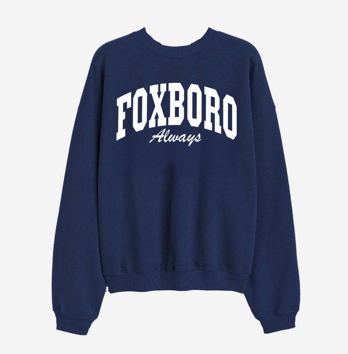 Foxboro Always Navy Crewneck