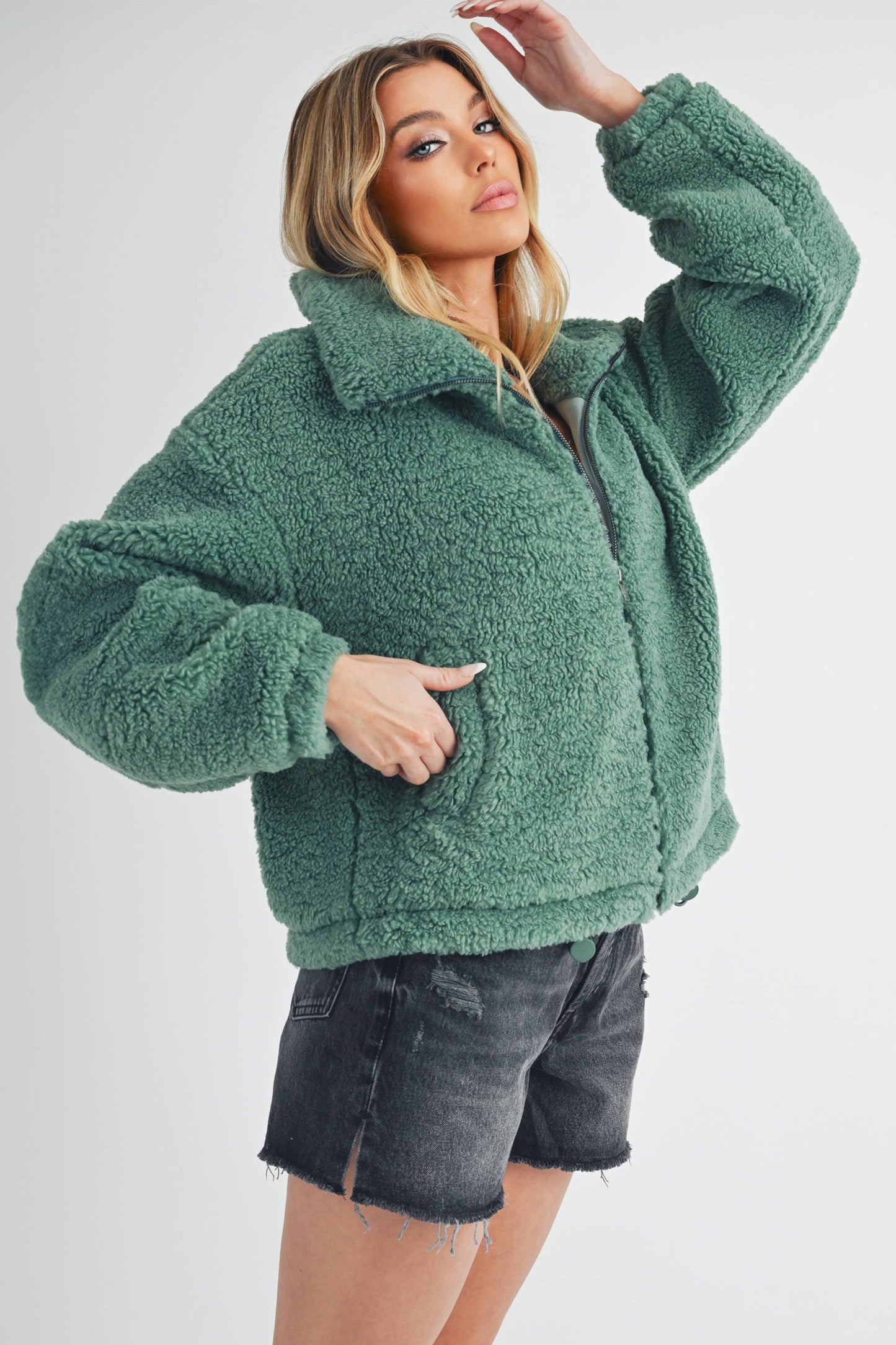 Kaori Jacket - Bone Fleece