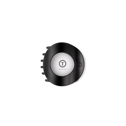 Jet Black | Small | Flat Circle Hair Clip