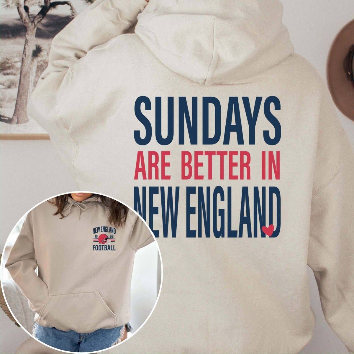Sundays Are Better In New England - Hoodie