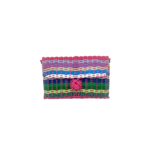 Clutch, Multi-Stripe Bright