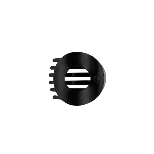 Jet Black | Small | Flat Circle Hair Clip