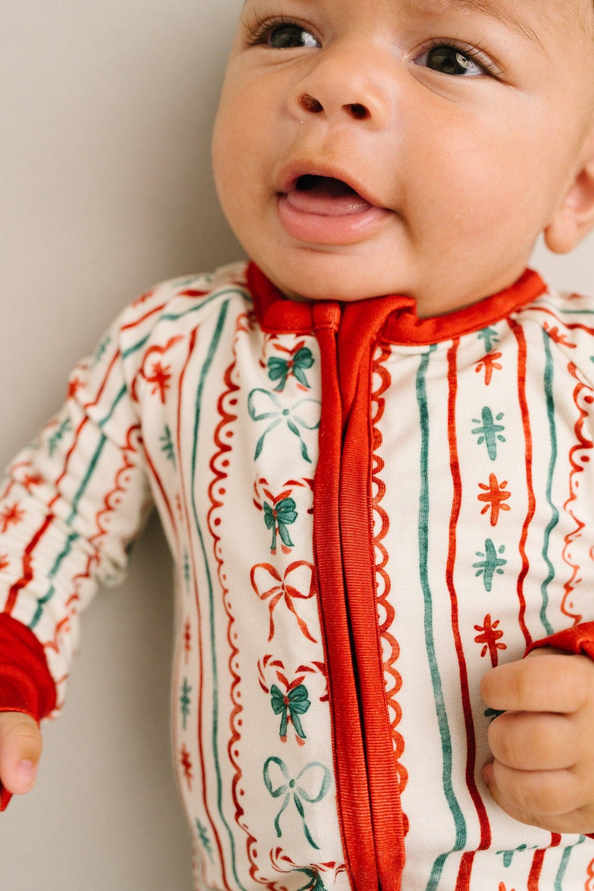 Christmas Dainty Bow Bamboo Sleeper