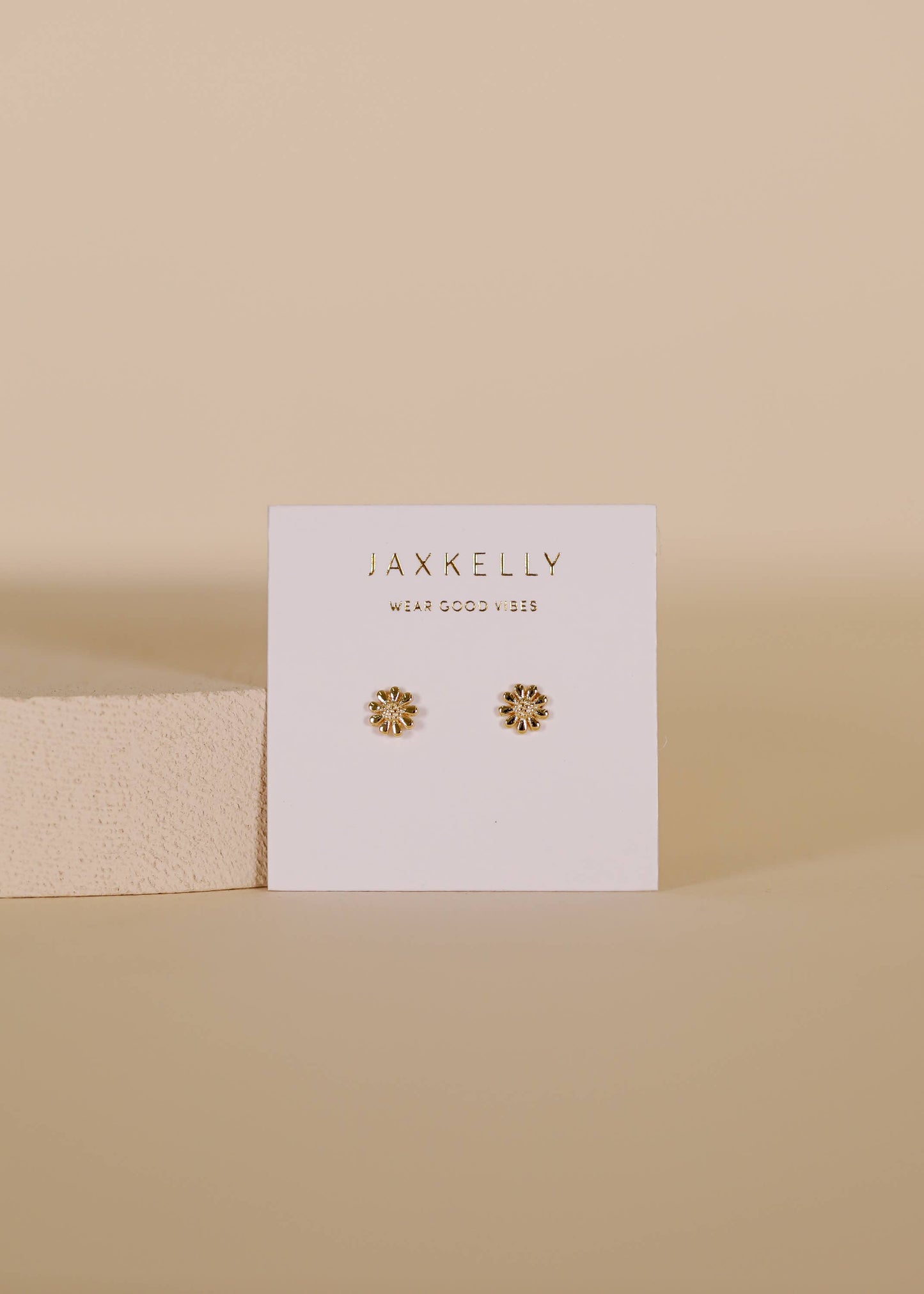 Petite Daisy Stud - 18k Gold Plated Earrings