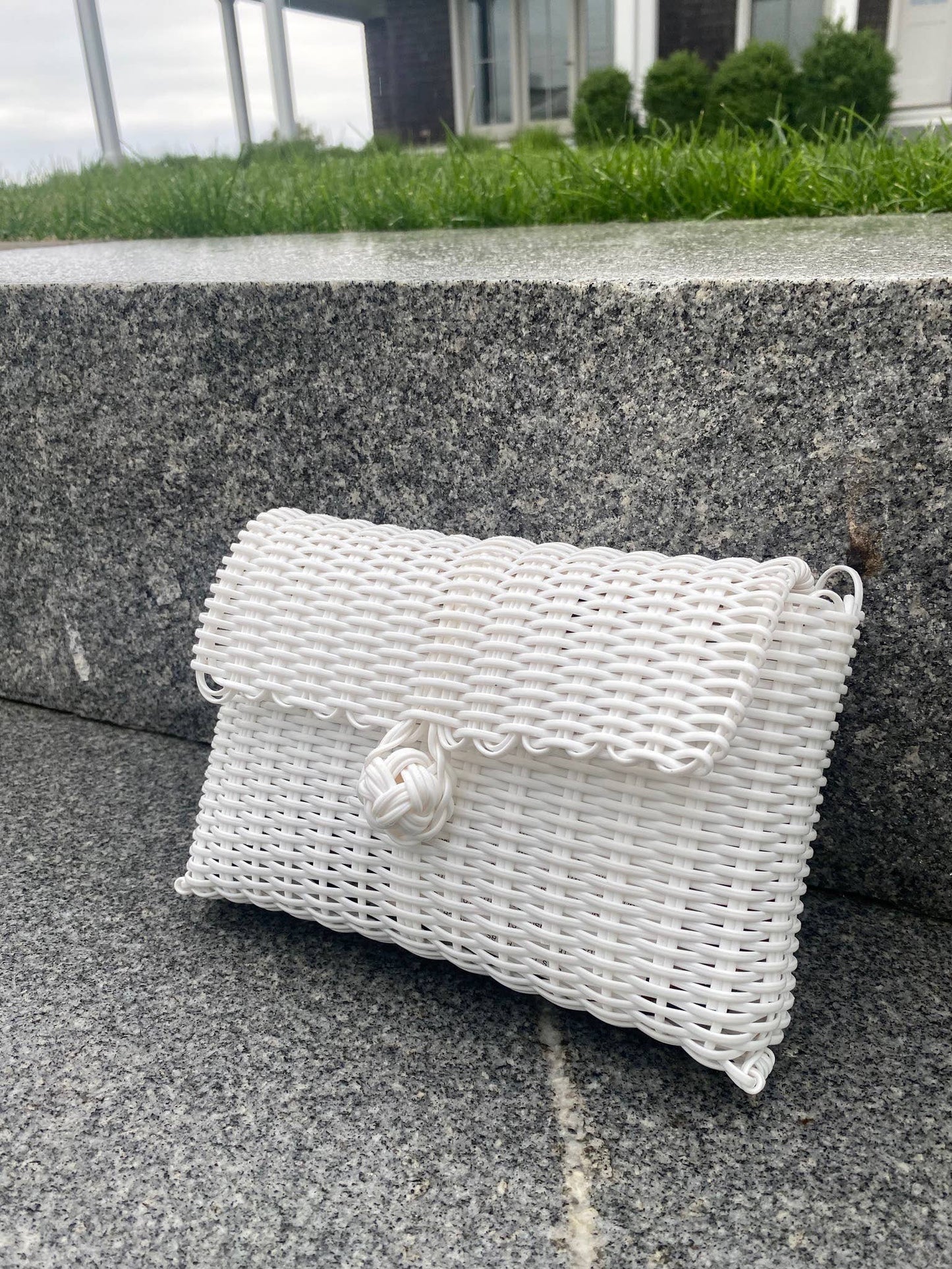 Clutch, Solid in White