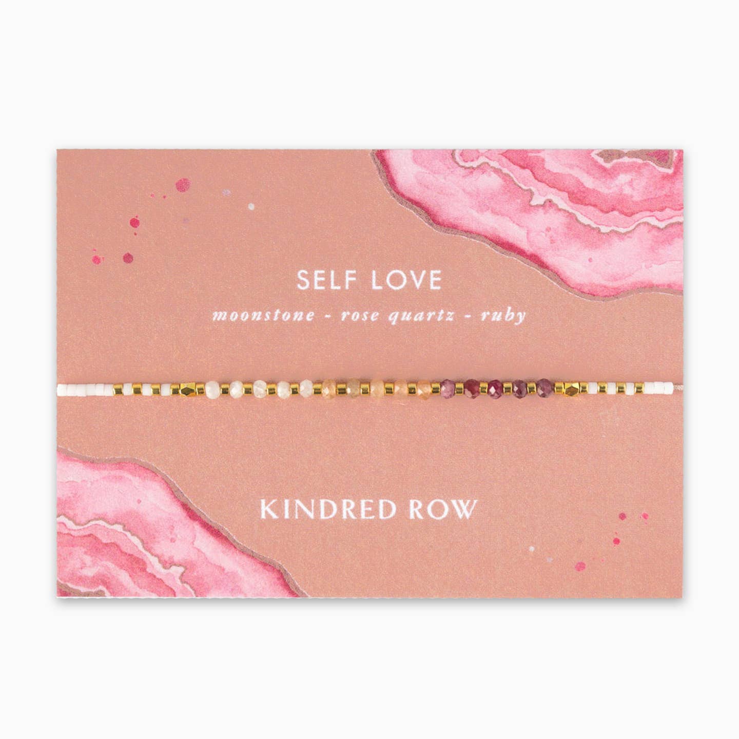 Self Love Healing Gemstone Stacking Bracelet