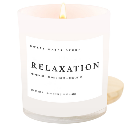 Relaxation 11 oz Soy Candle - Home Decor & Gifts