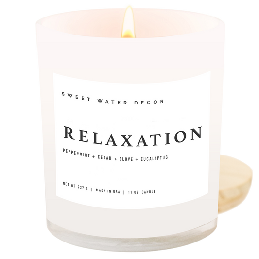Relaxation 11 oz Soy Candle - Home Decor & Gifts