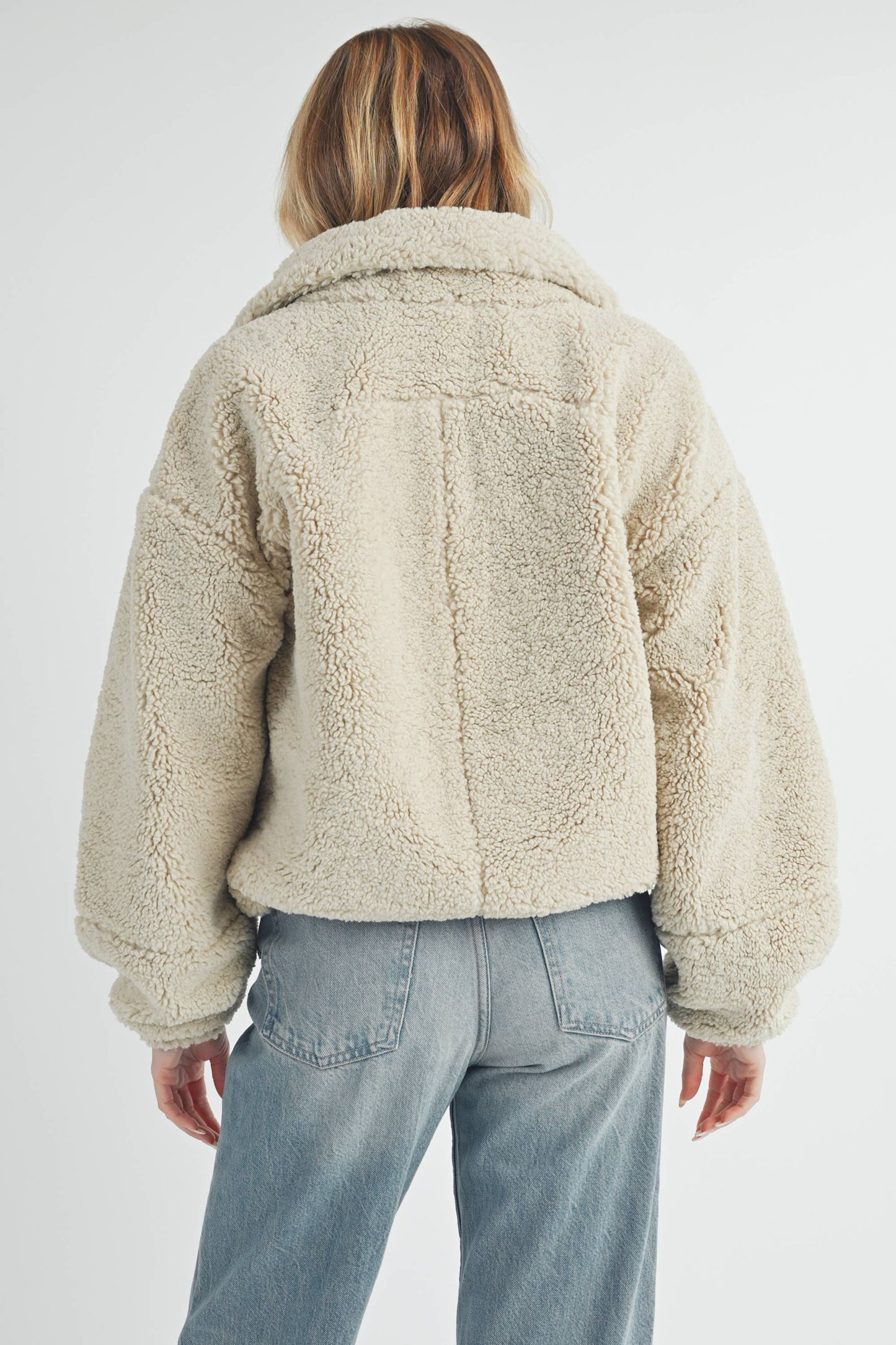 Kaori Jacket - Bone Fleece