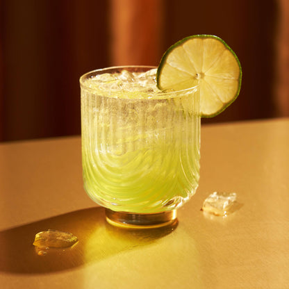 2 pack Gold Plated Lowball Glasses Gatsby