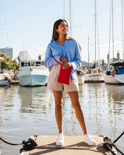 Poppy Wristlet - Red