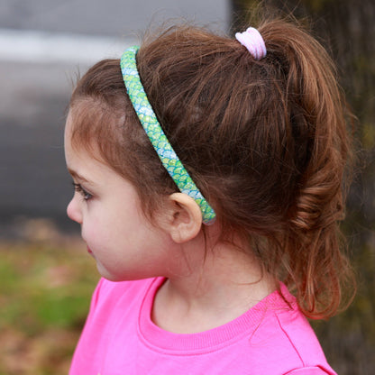 Mermaid Headband - Kids Thin Non Slip Hair Accessories