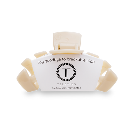 Classic Hair Clip | Large | Almond Beige