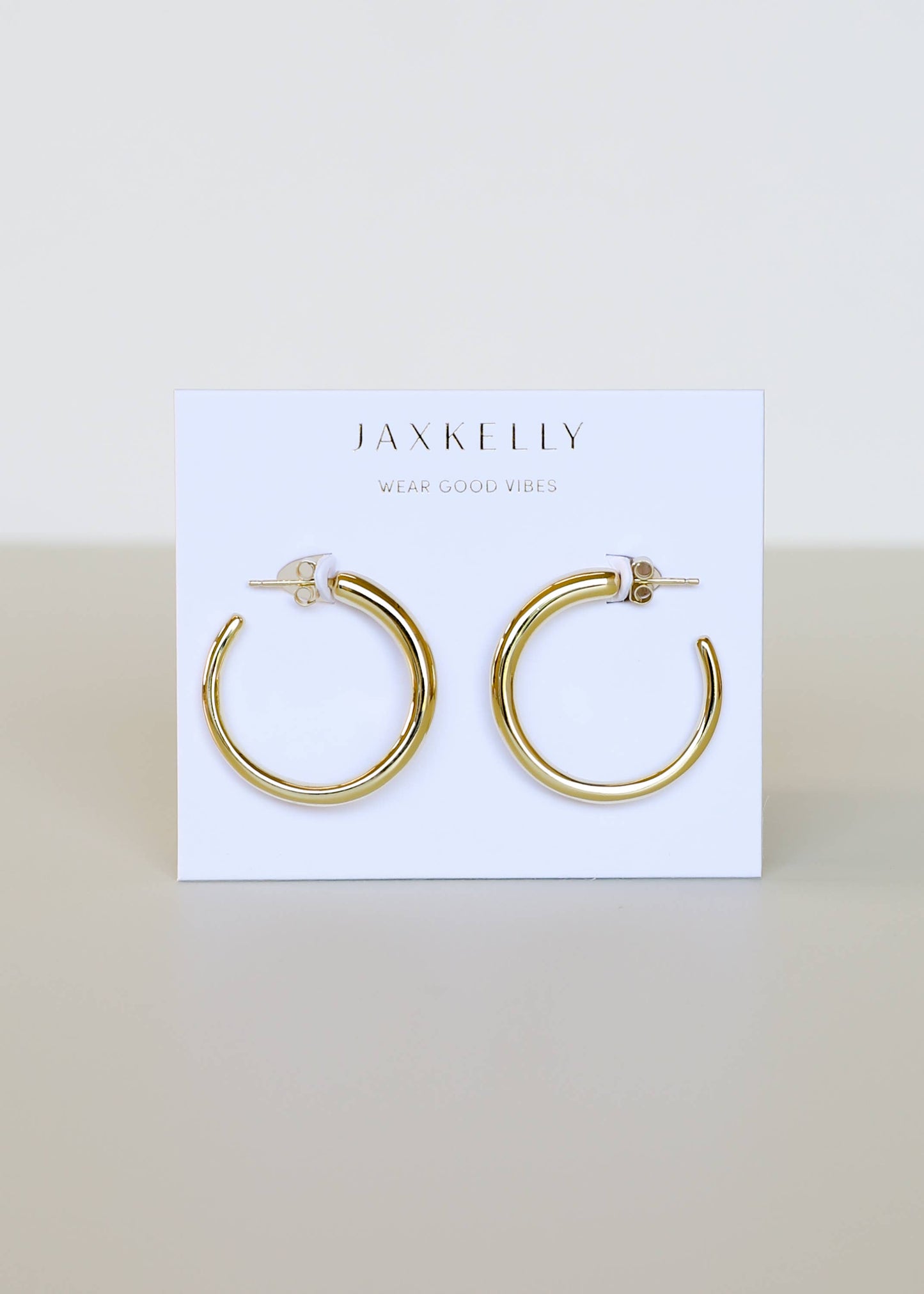 Everyday Gold Hoop Earrings - Medium