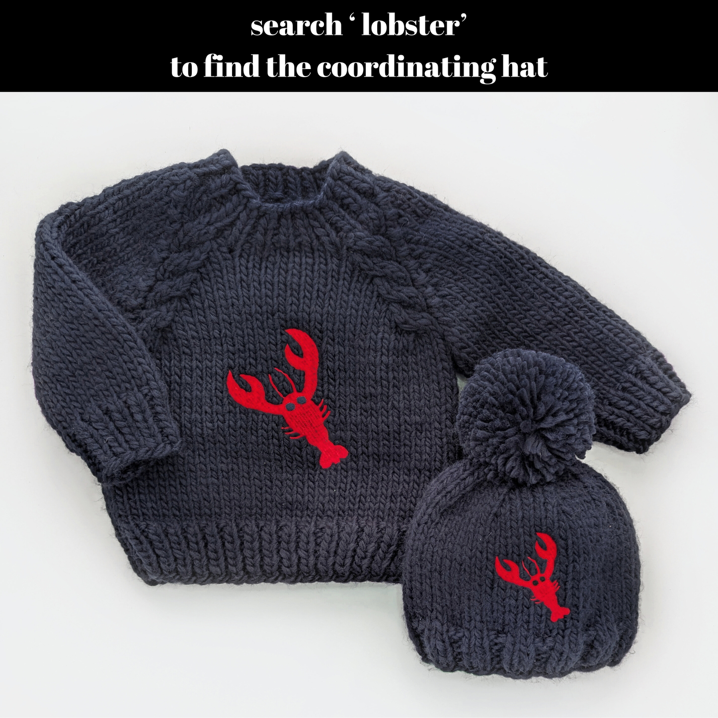 Lobster Sweater for Baby & Toddler