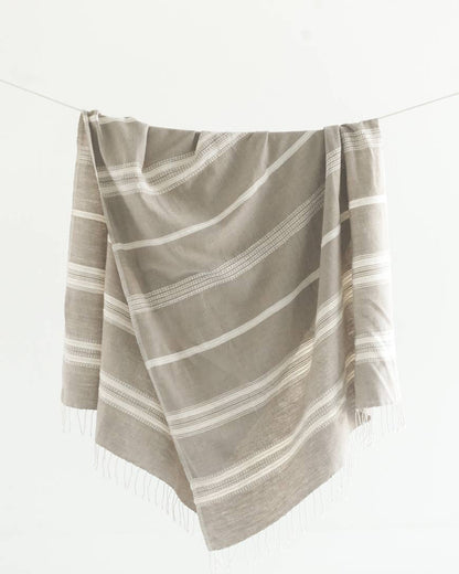 Aden Cotton Throw Blanket | Handwoven in Ethiopia