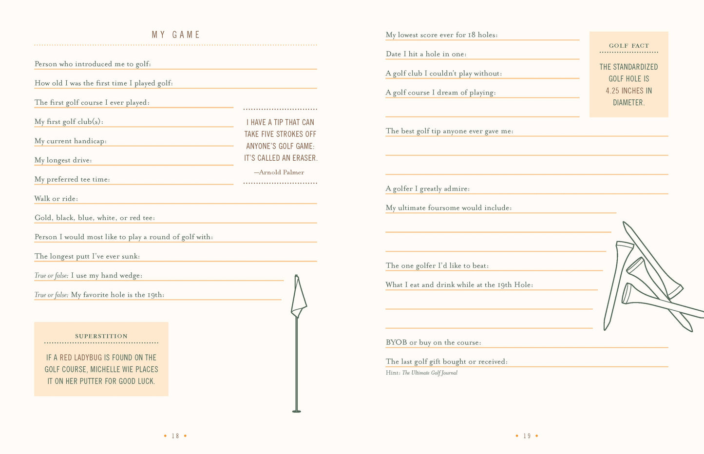 Ultimate Golf Journal