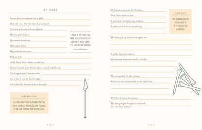 Ultimate Golf Journal