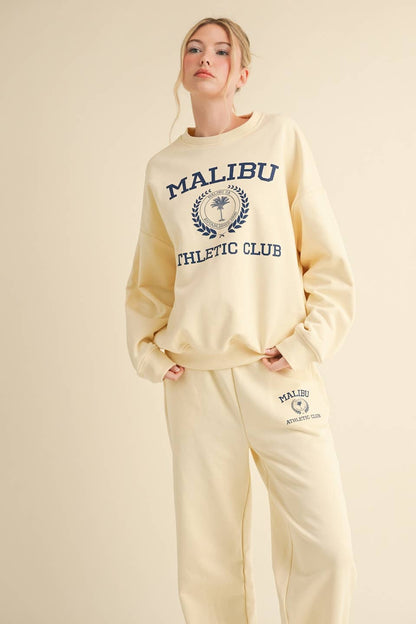 Malibu Athletic Club Crewneck Sweatshirt