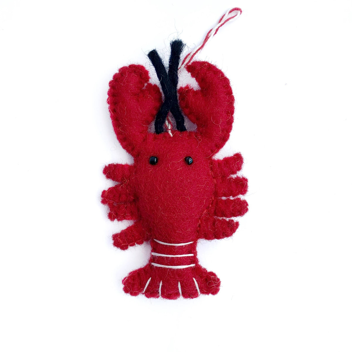 Lobster Felt Wool Christmas Ornament