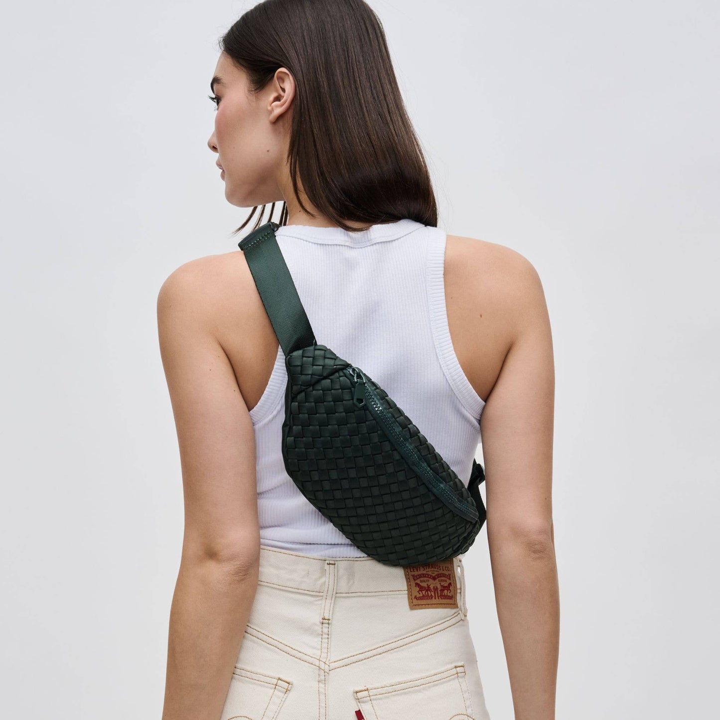 Aim High  Woven Neoprene Belt Bag