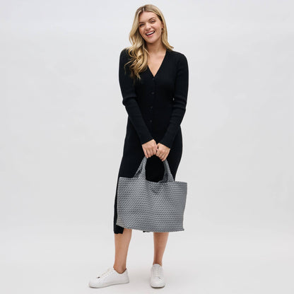 Sky's The Limit - Large Woven Neoprene Tote