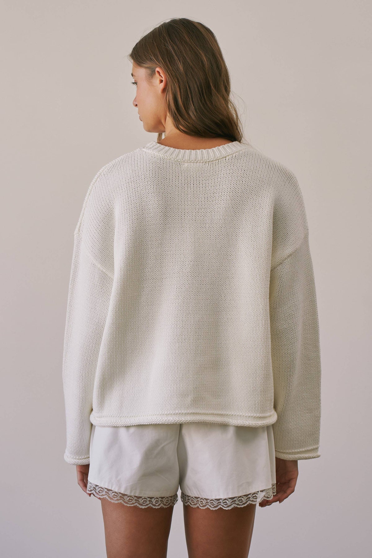 CSW4033 Hudson Cotton Crewneck Sweater